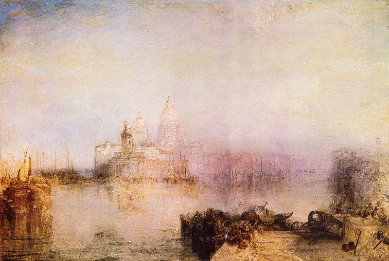 Joseph Mallord William Turner Dogana und Santa Maria della Salute, Venedig Spain oil painting art